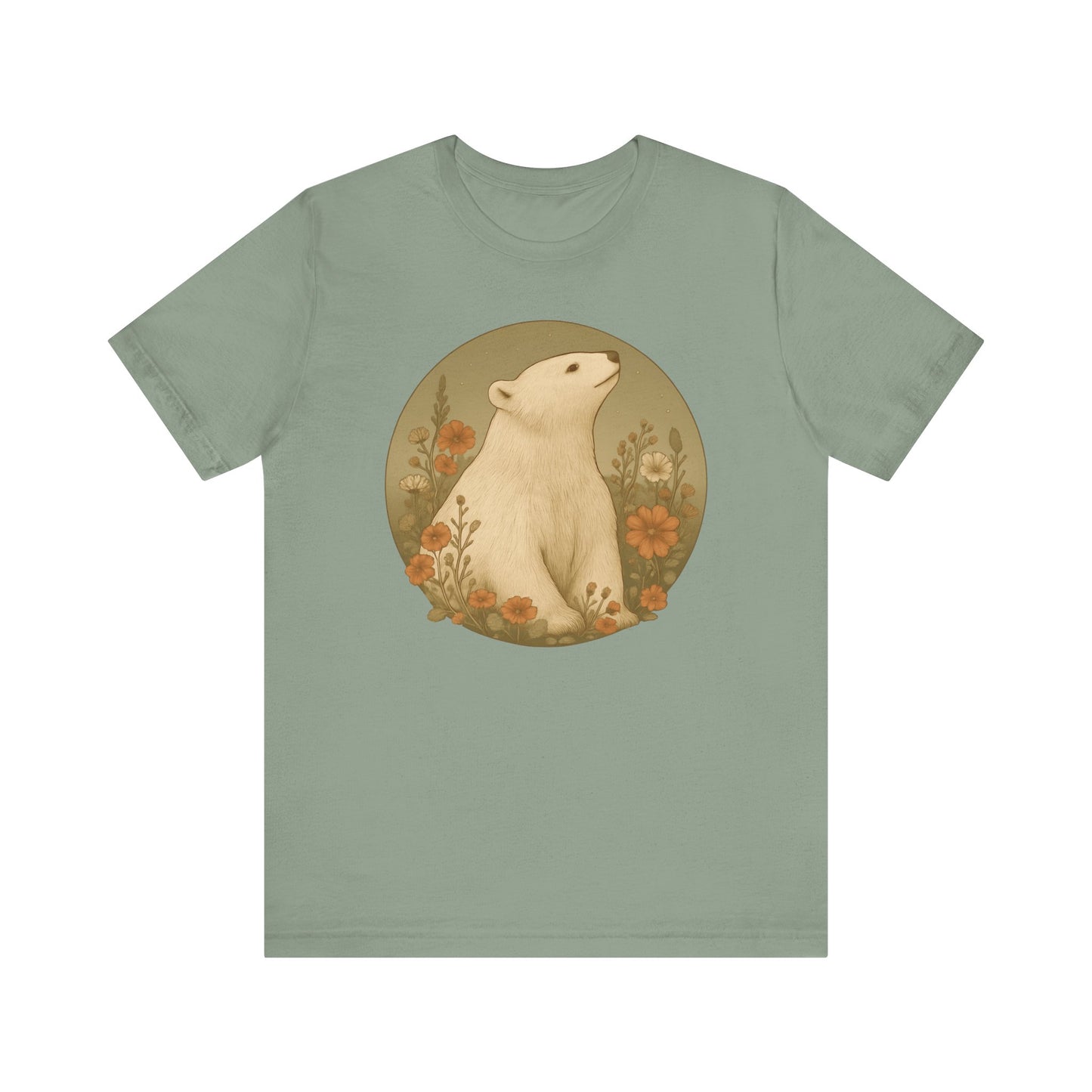 Polar Bear Arctic Foliage T-Shirt