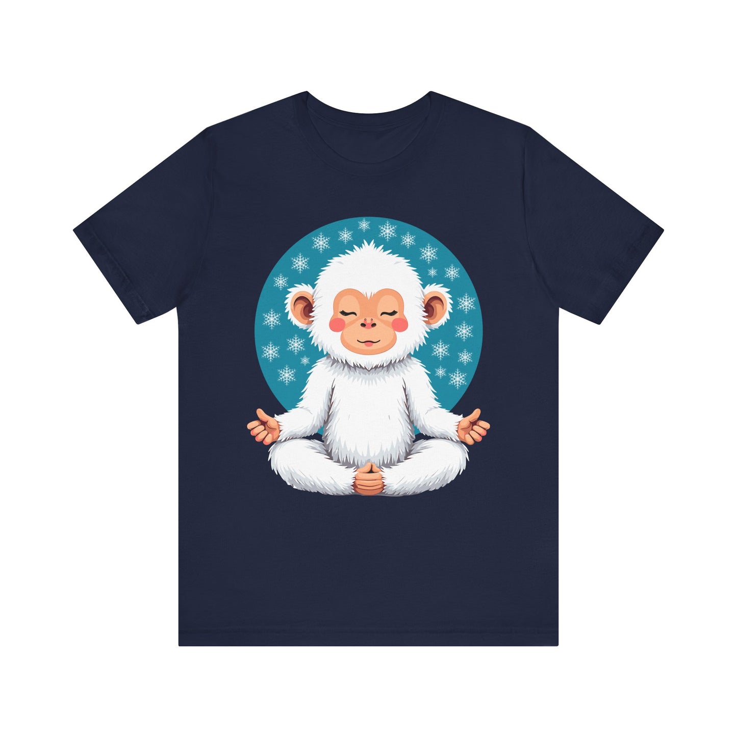 Meditating Snow Monkey T-Shirt