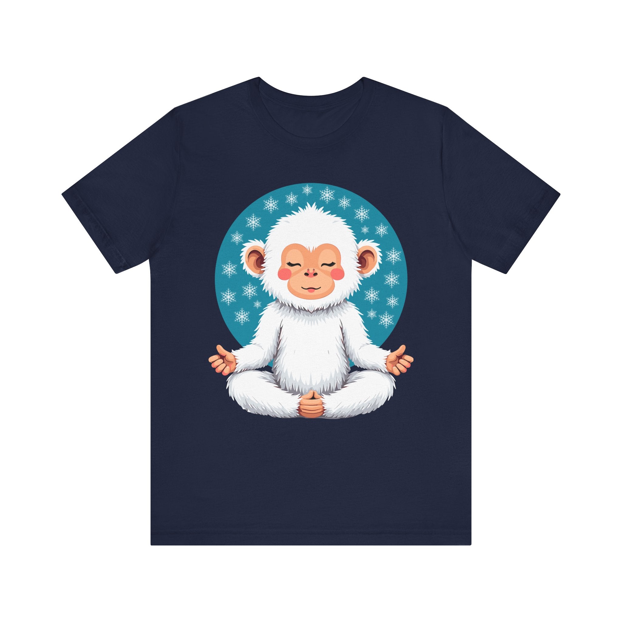 Meditating Snow Monkey T-Shirt