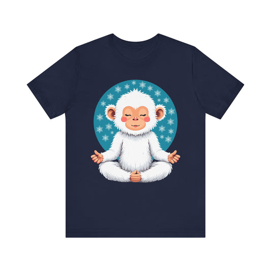 Meditating Snow Monkey T-Shirt