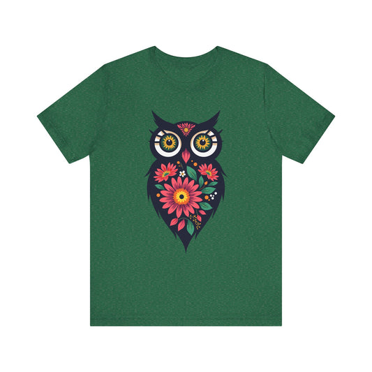 Floral Owl T-Shirt