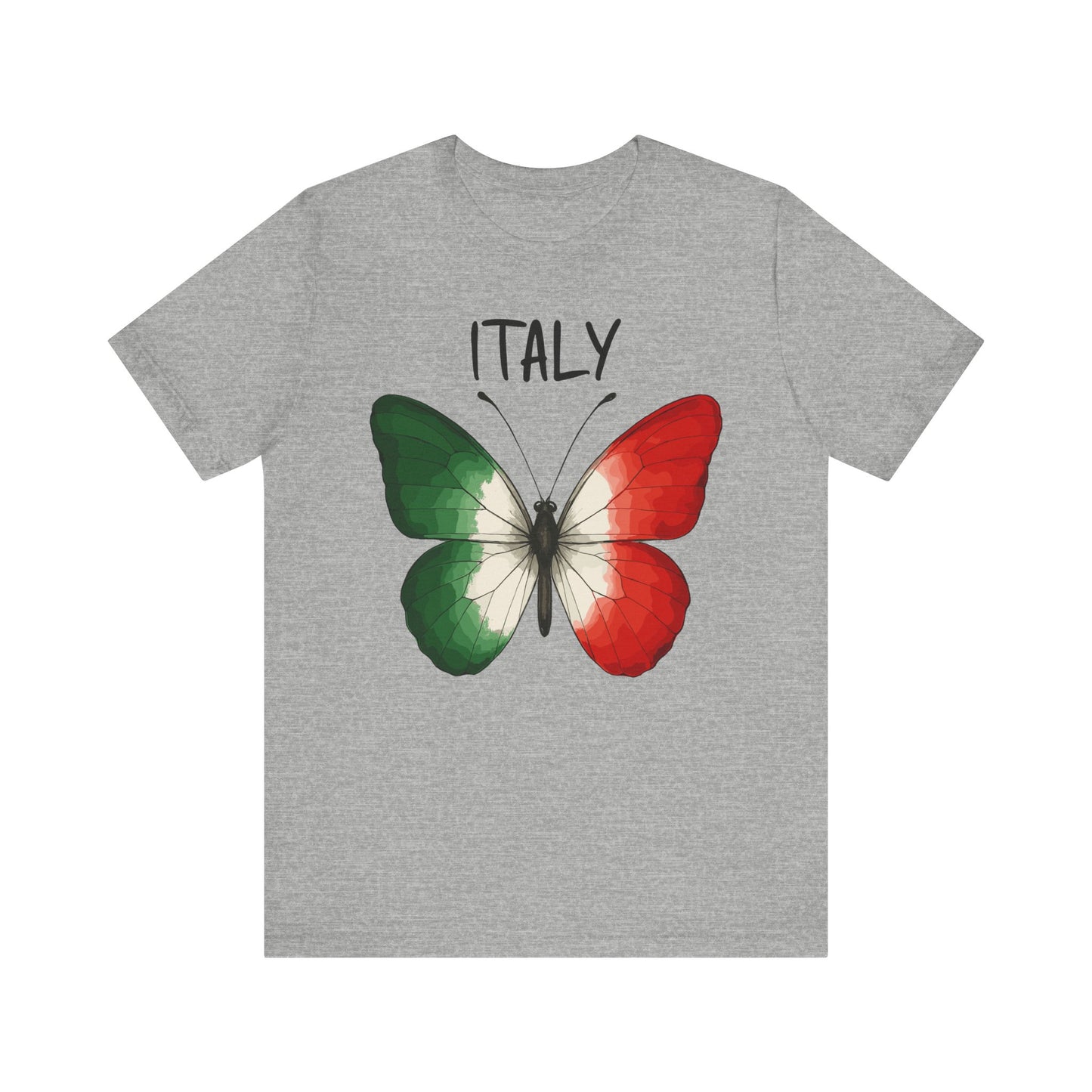 Italian Flag Butterfly T-Shirt