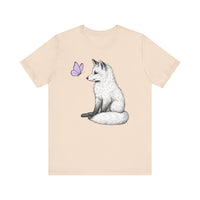 Fox and Lavender Butterfly T-Shirt