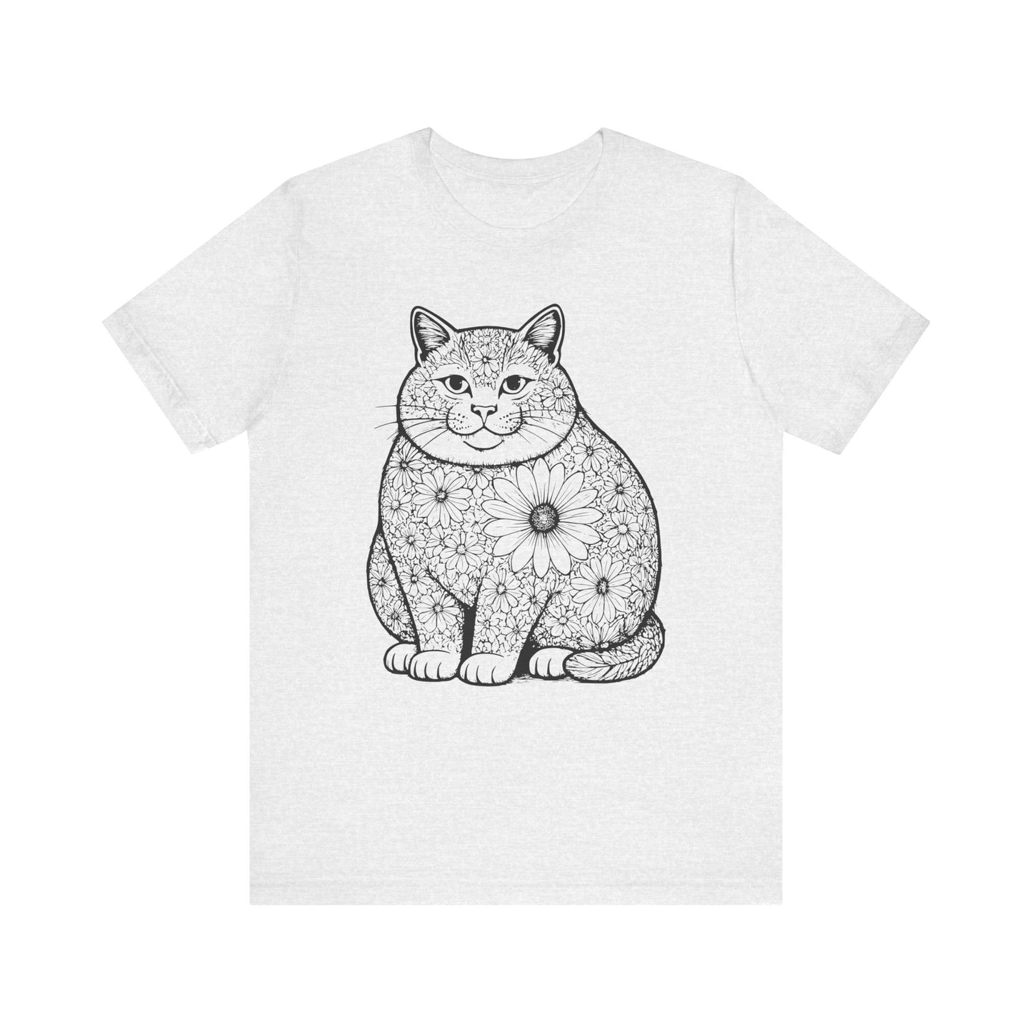 Fat Cat Sunflower T-Shirt