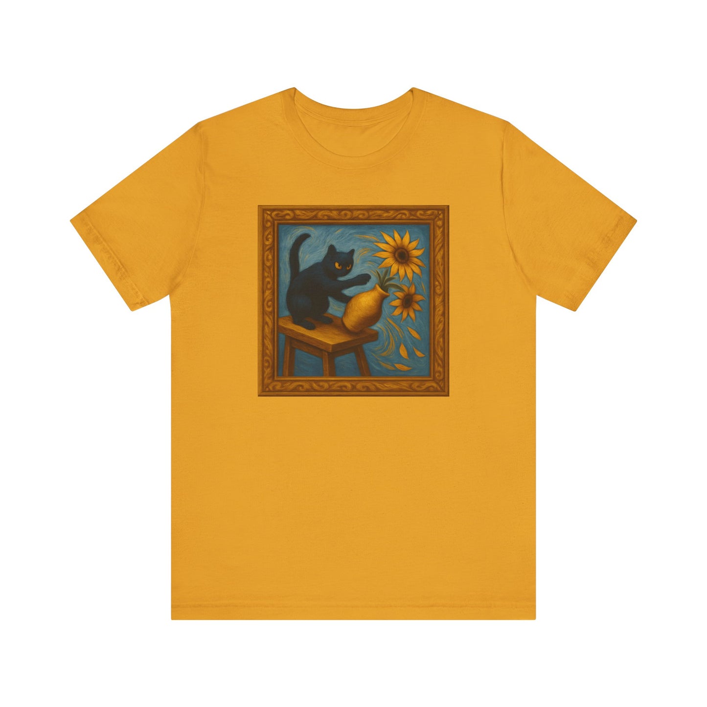 Van Gogh Cat T-Shirt