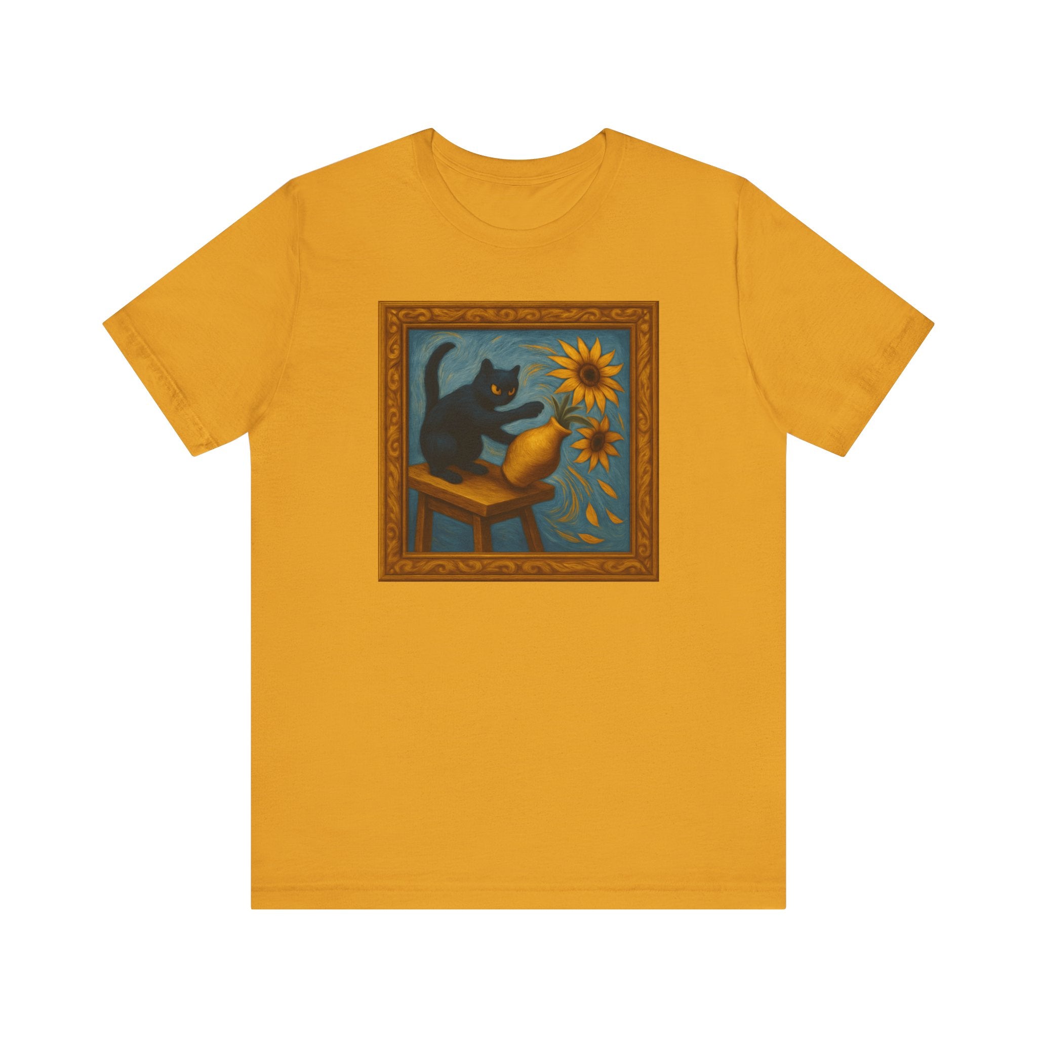 Van Gogh Cat T-Shirt