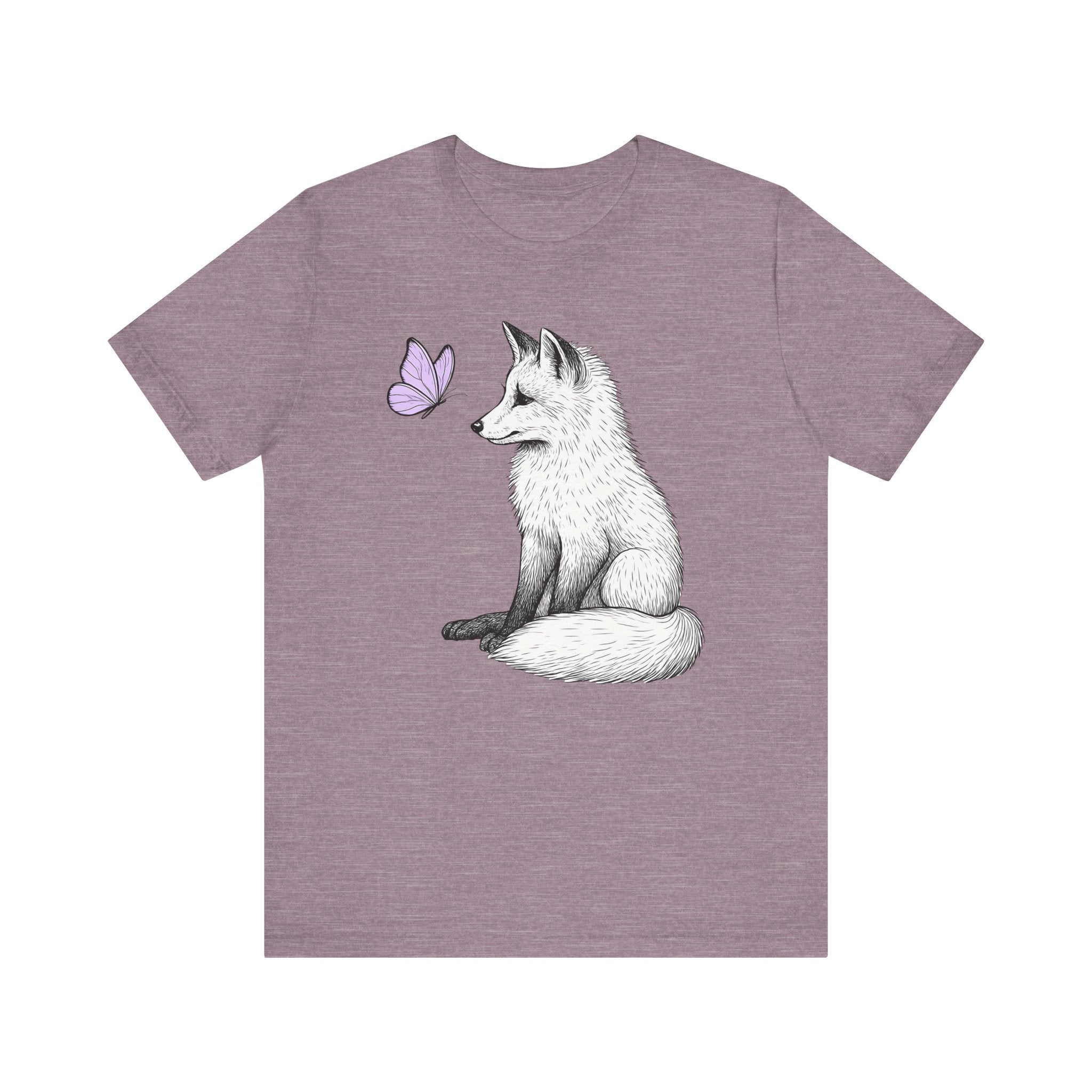Fox and Lavender Butterfly T-Shirt