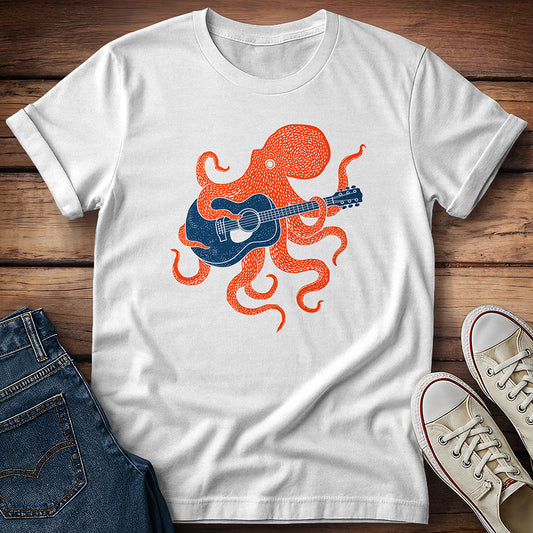 Octopus Playing Guitar T-Shirt