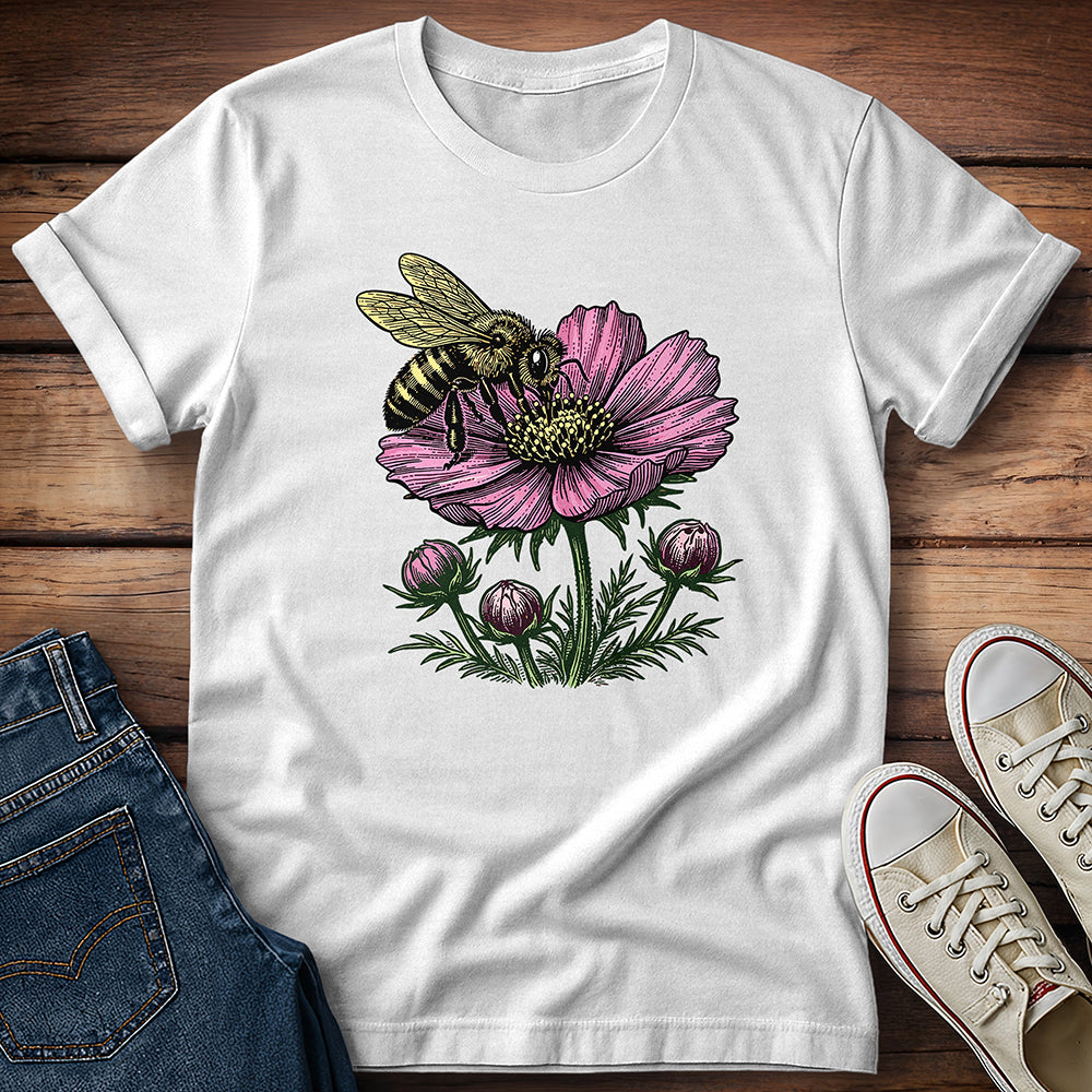 Honeybee and Cosmos in Bloom 2 T-Shirt