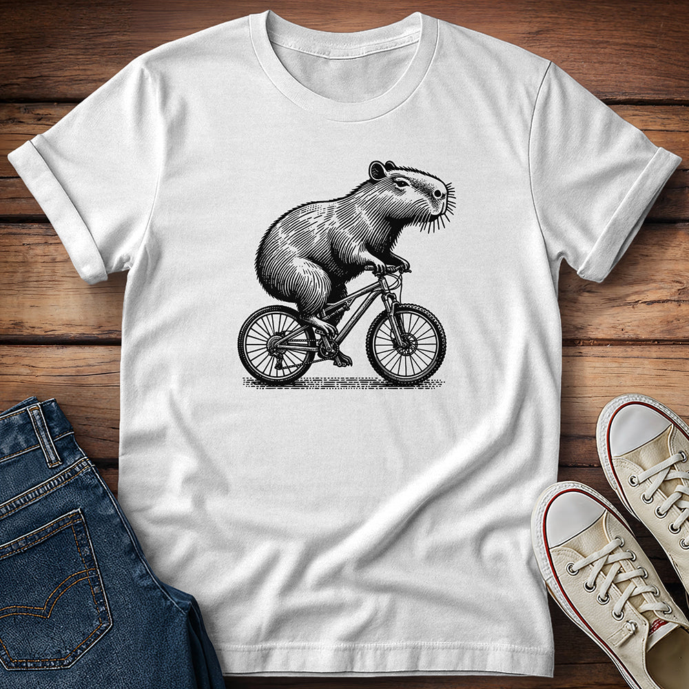Capybara Trail Rider T-Shirt