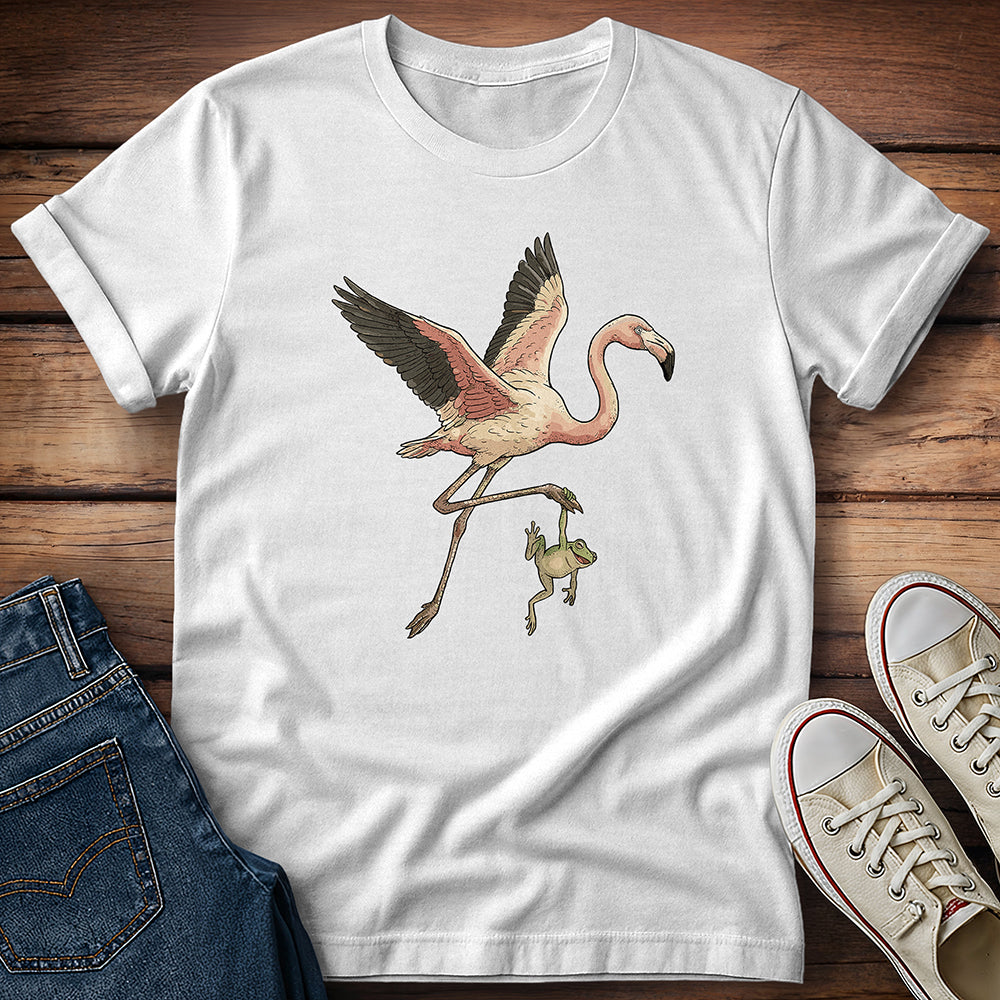 Flamingo & Frog: Wingman & Pond Partner T-Shirt
