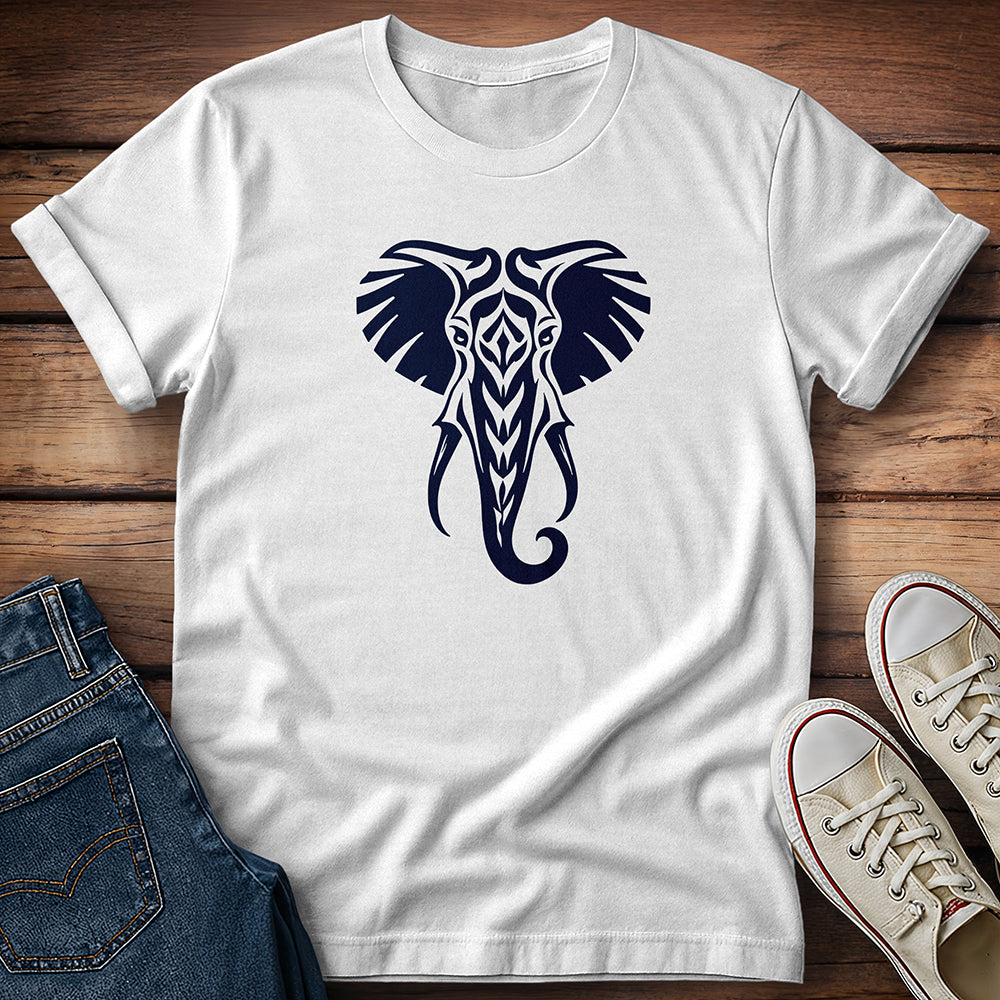 Midnight Tribal Elephant T-Shirt