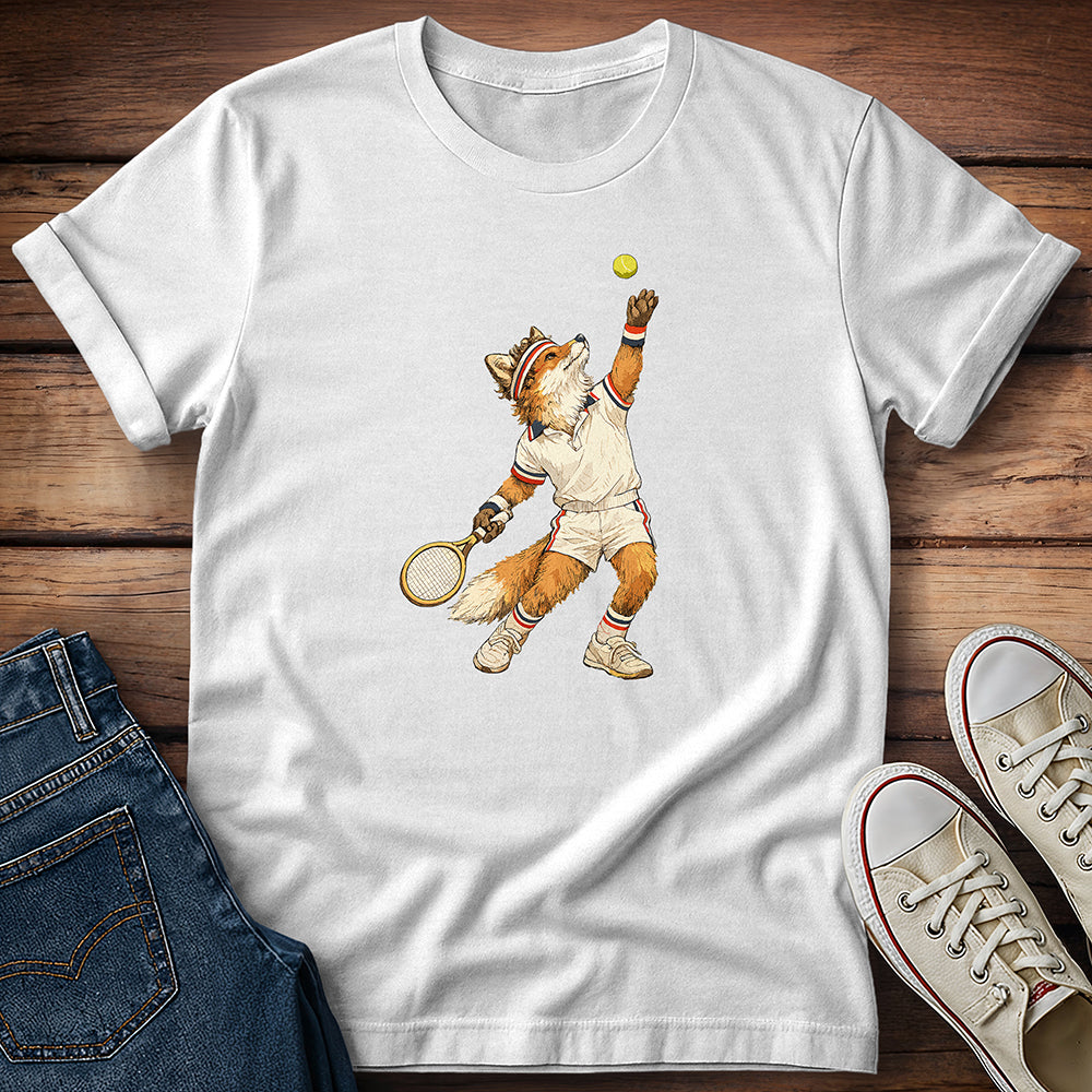Retro Fox - Strong Serve T-Shirt