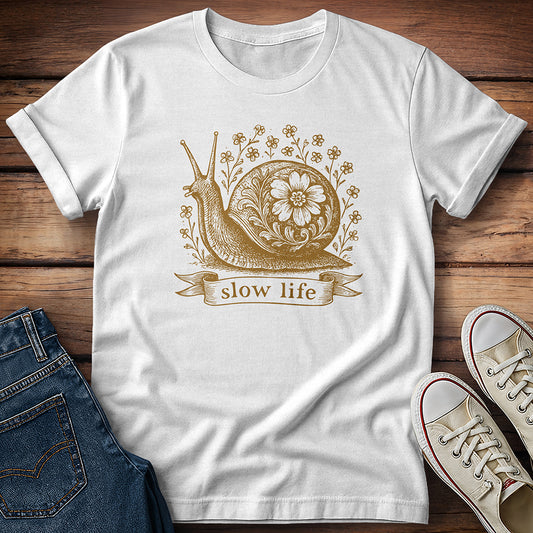 Cottagecore Snail - Slow Life T-Shirt