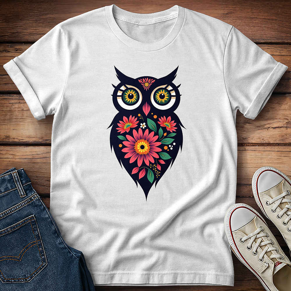 Floral Owl T-Shirt