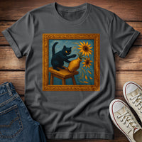 Van Gogh Cat T-Shirt