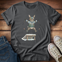 Rabbit Spread Eagle - Freestyle Skiing T-Shirt
