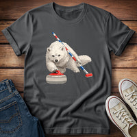 International Federation of Snowfox Curling T-Shirt