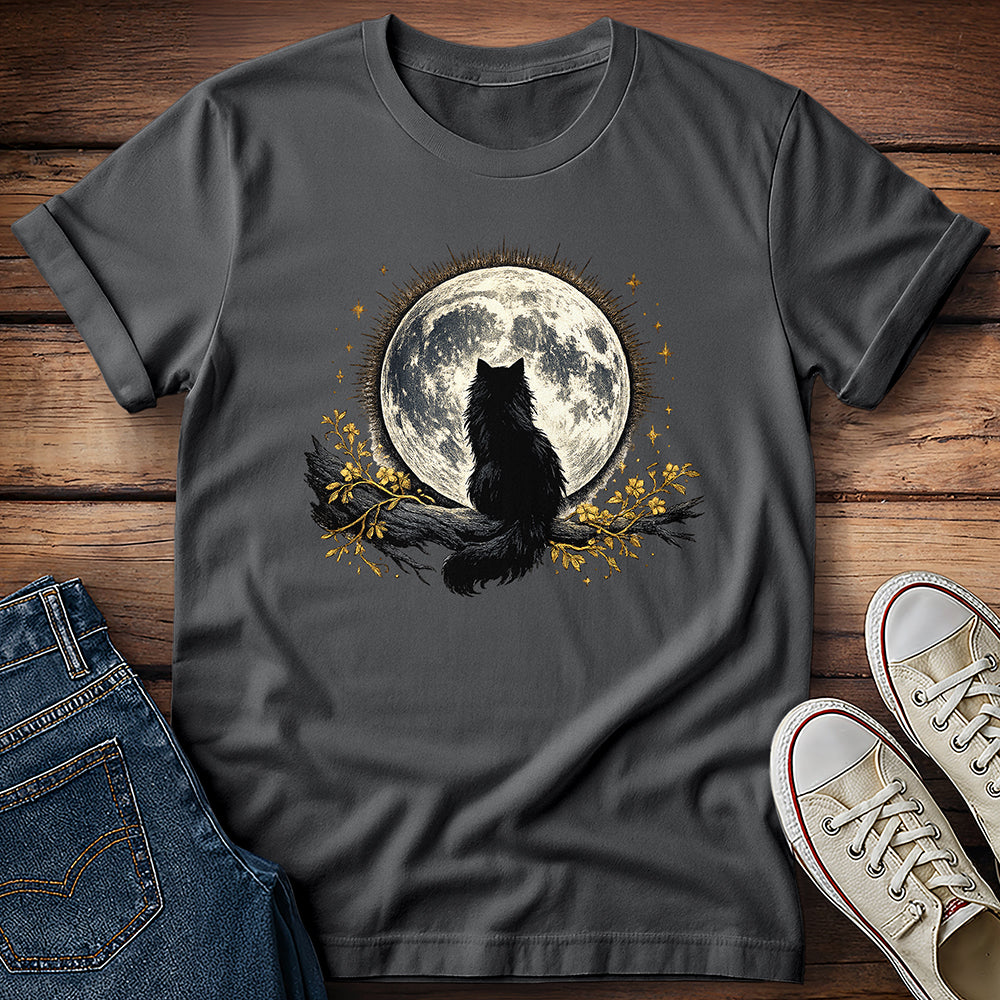 Black Cat Moon T-Shirt