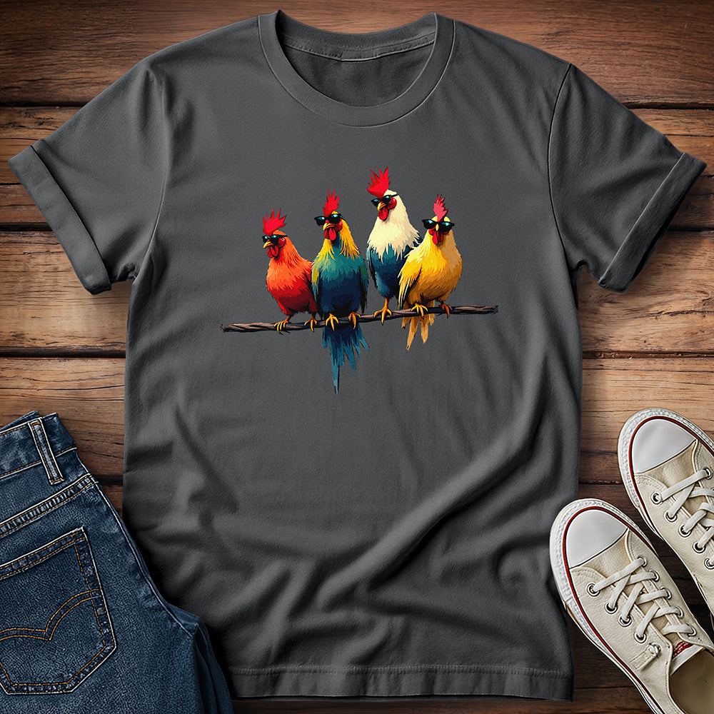 Retro Rooster Society T-Shirt