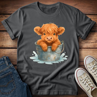 Highland Calf in Tub T-Shirt