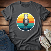Retro Shoe-Billed Stork T-Shirt