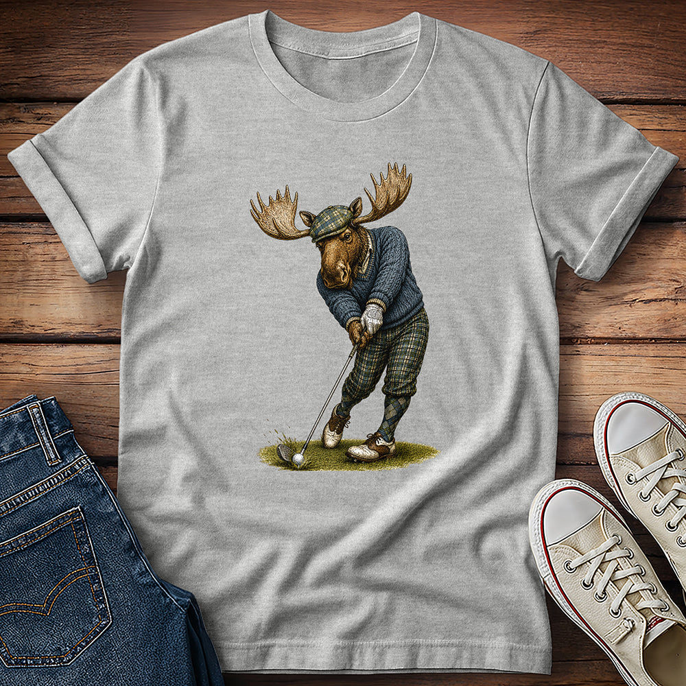 Golfing Moose T-Shirt