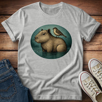 Capybara and Sparrow T-Shirt