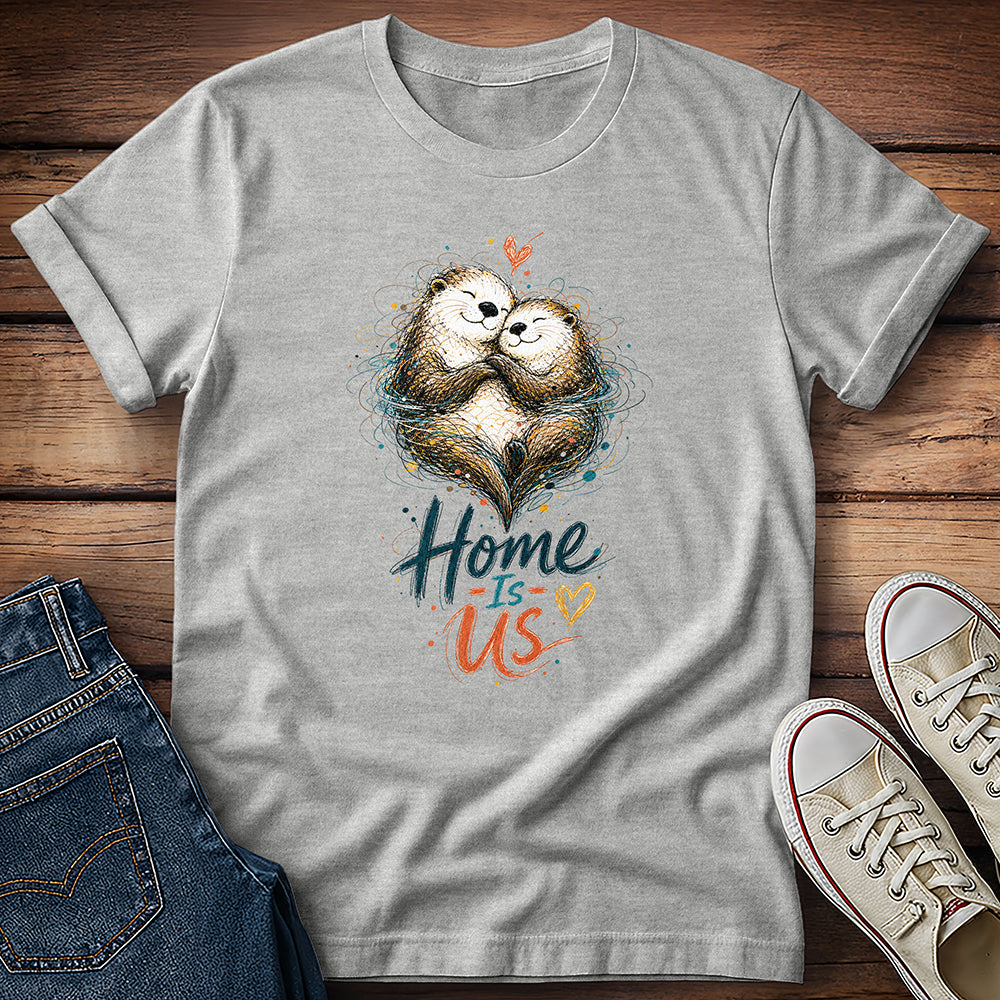 Otter Couple Goals - Home Is Us T-Shirt