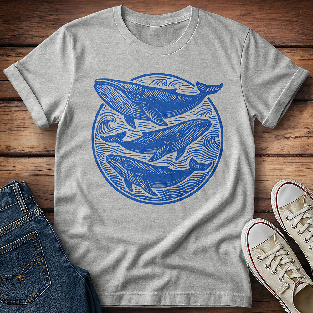 Blue Whales T- Shirt