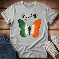 Ireland Flag Butterfly T-Shirt