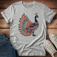 Multicolor Peacock T-Shirt