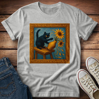Van Gogh Cat T-Shirt