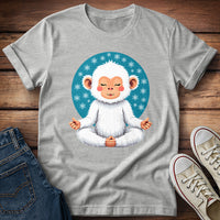Meditating Snow Monkey T-Shirt