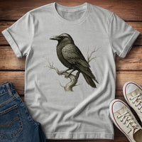 Crow on Branch T-Shirt