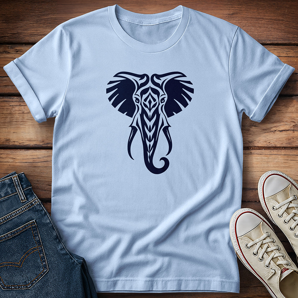 Midnight Tribal Elephant T-Shirt