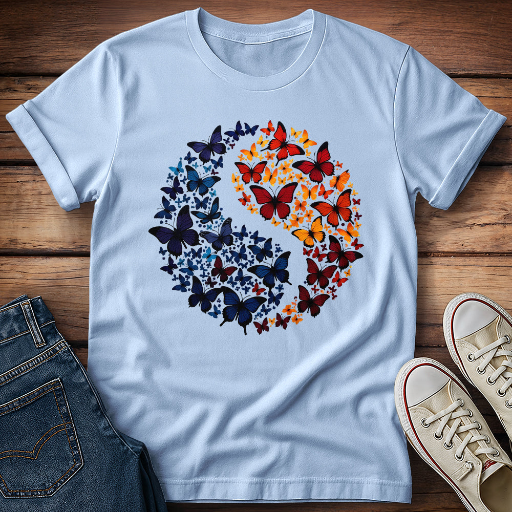 Yin Yang Butterflies T-Shirt