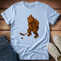 Bear Playing Hockey T-Shirt