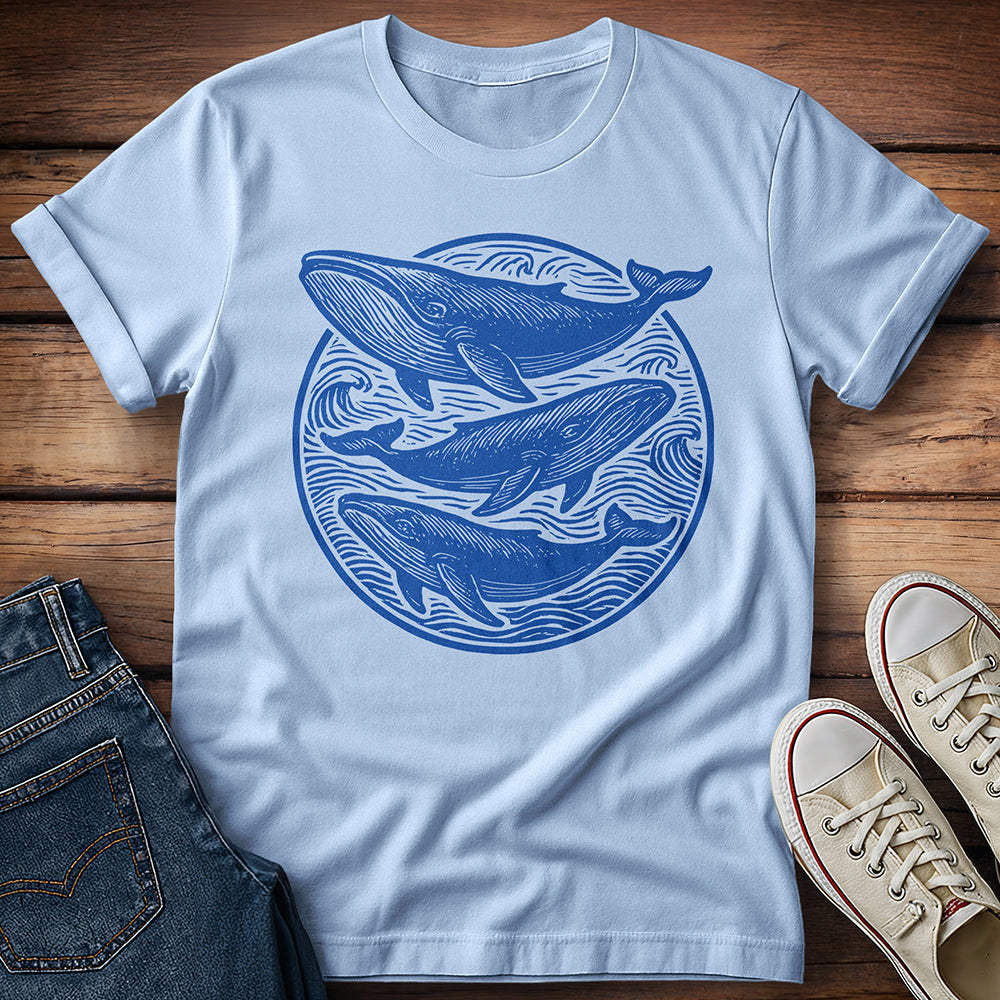Blue Whales T- Shirt