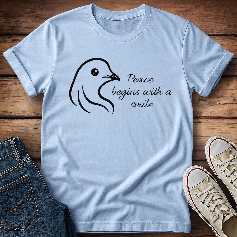 Dove Peace Begins with a Smile T-Shirt