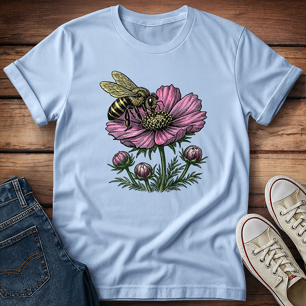 Honeybee and Cosmos in Bloom 2 T-Shirt