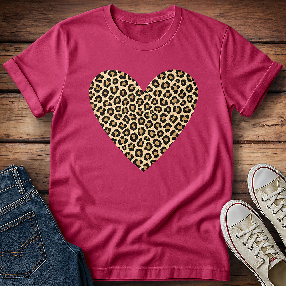 Leopard Heart T-Shirt