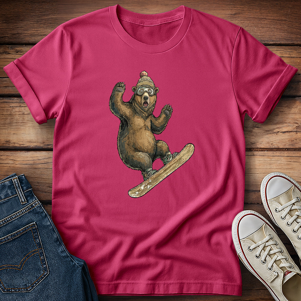 Bear Snowboarding T-Shirt