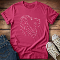 Lion Line Art T-Shirt