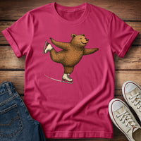 Figure Skating Bear T-Shirt