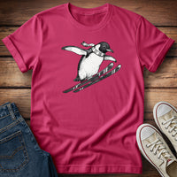 Penguin Ski Jump - Little Bird, Big Drop T-Shirt