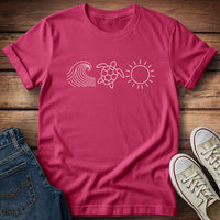 Ocean Turtle Sun T-Shirt