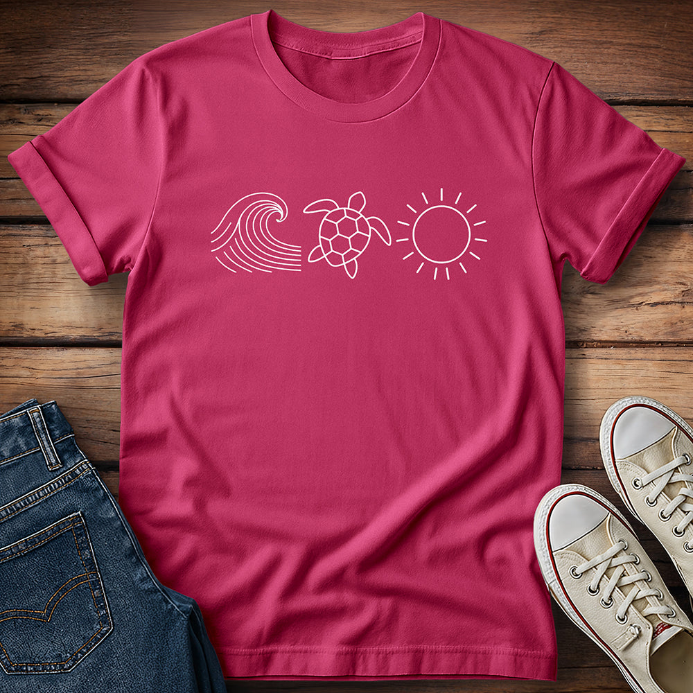 Ocean Turtle Sun T-Shirt