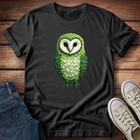 Irish Barn Owl Shamrock T-Shirt