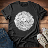 Kangaroo - Australian Coin T-Shirt